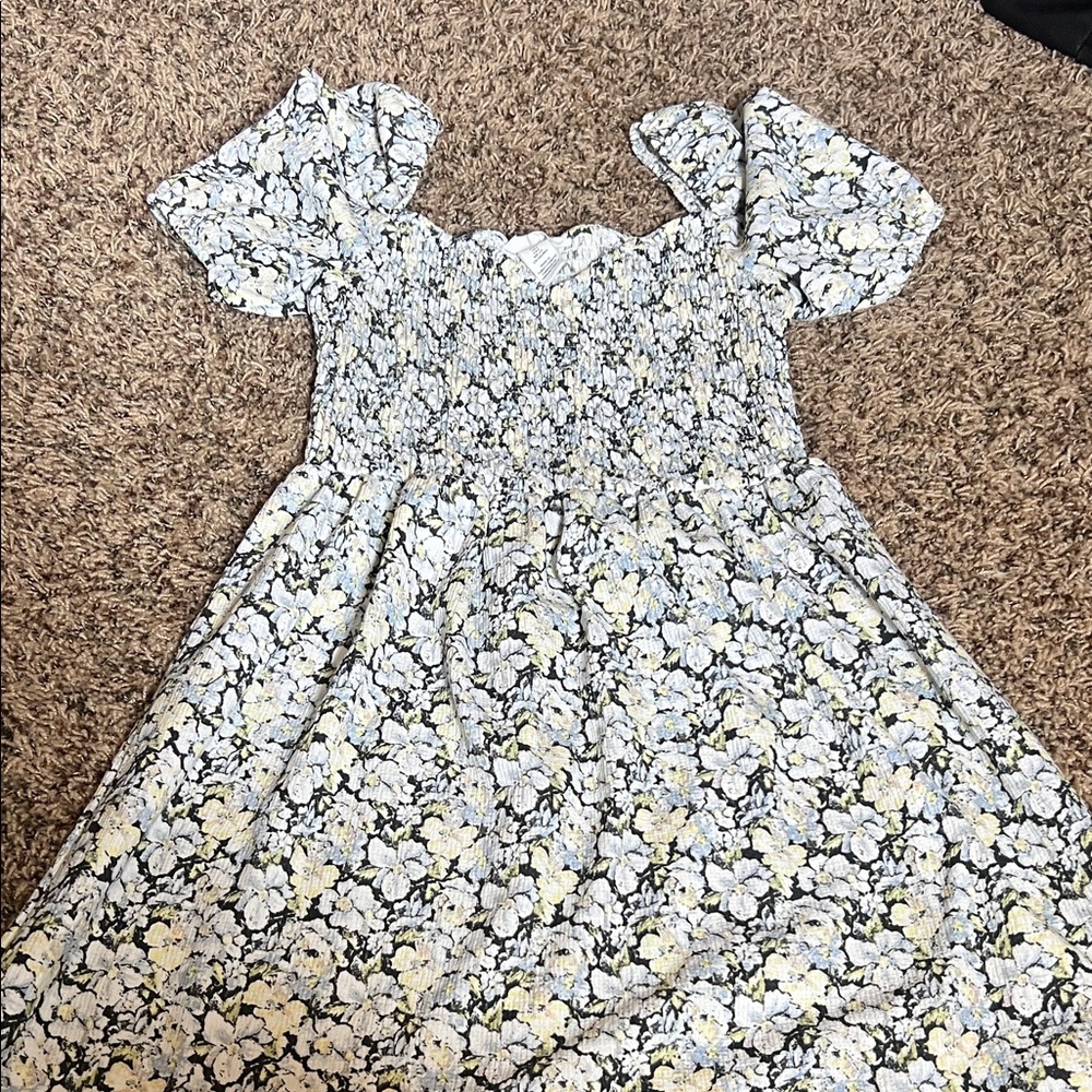 H&M Multicolor Smocked Top